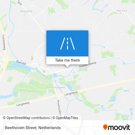 Beethovenstraat map