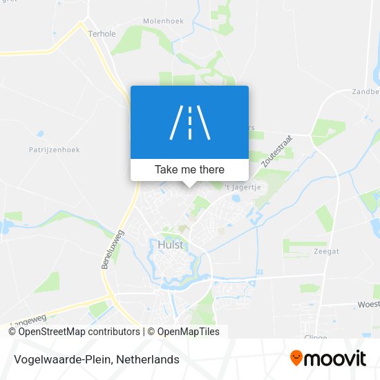 Vogelwaarde-Plein map