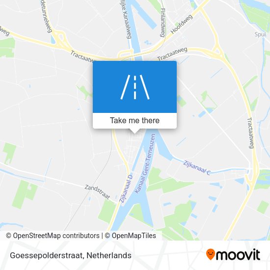 Goessepolderstraat map