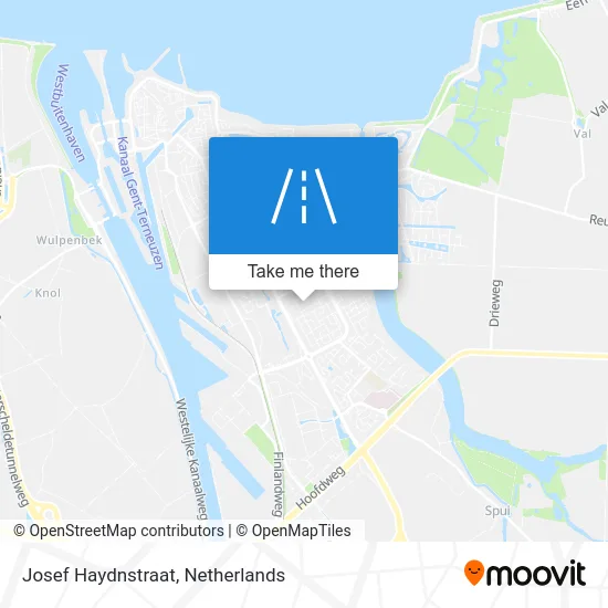 Josef Haydnstraat map