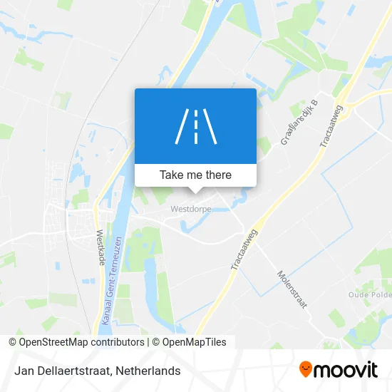 Jan Dellaertstraat map