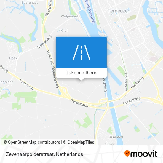 Zevenaarpolderstraat map