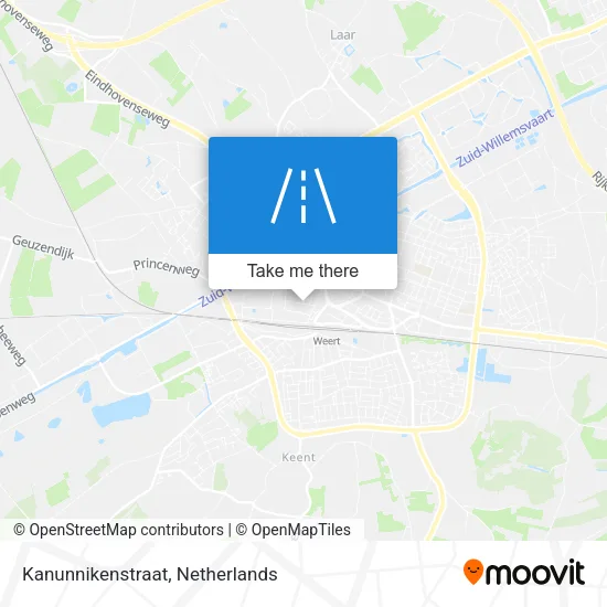 Kanunnikenstraat map
