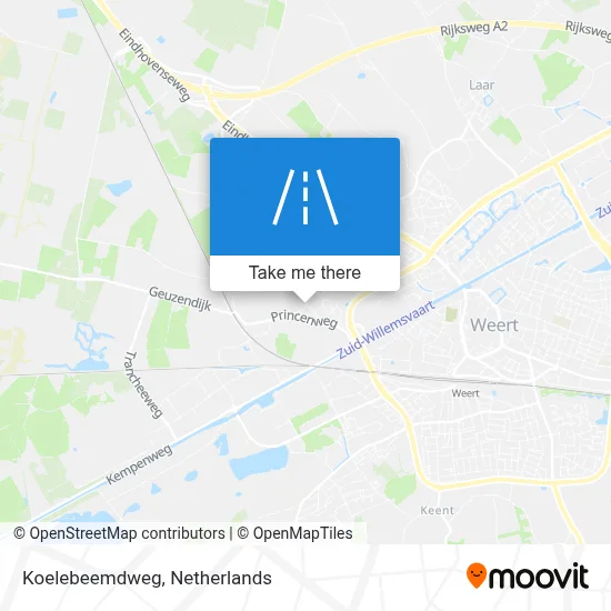 Koelebeemdweg map