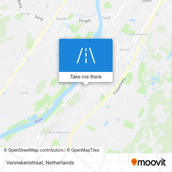 Vennekenstraat map