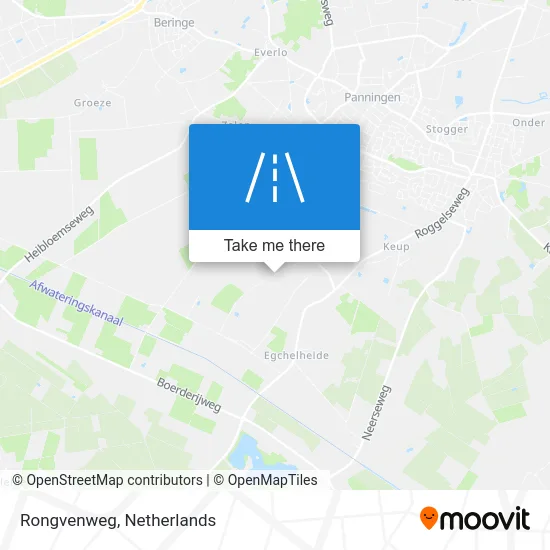 Rongvenweg Karte