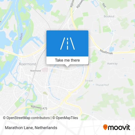 Marathonlaan map