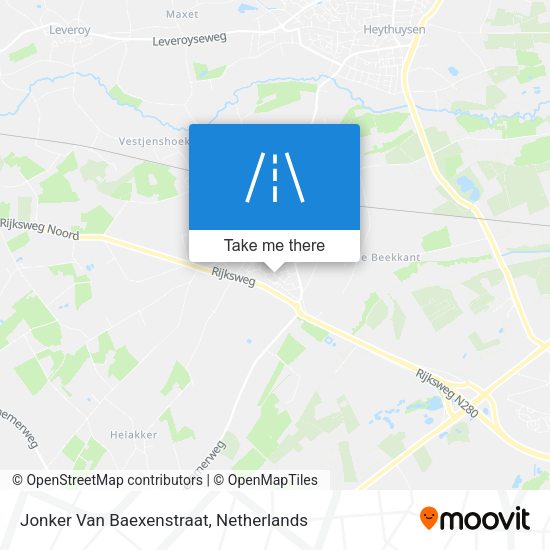 Jonker Van Baexenstraat map