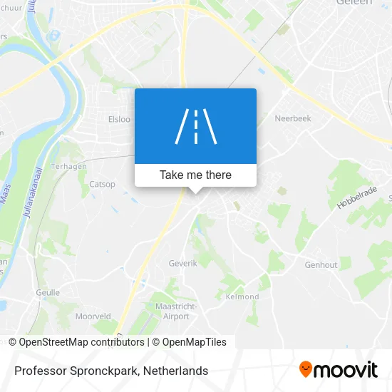 Professor Spronckpark map