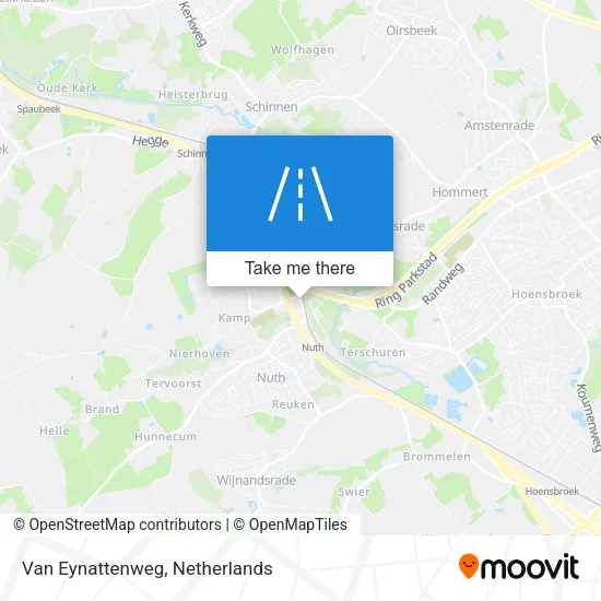 Van Eynattenweg map
