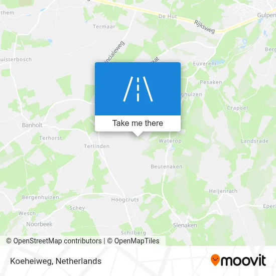Koeheiweg map