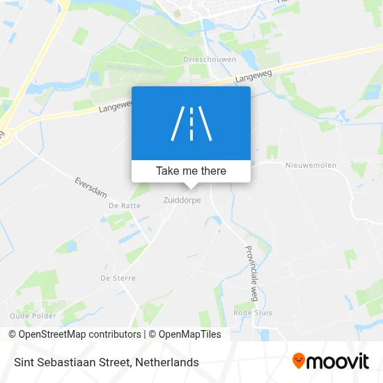 Sint Sebastiaanstraat map