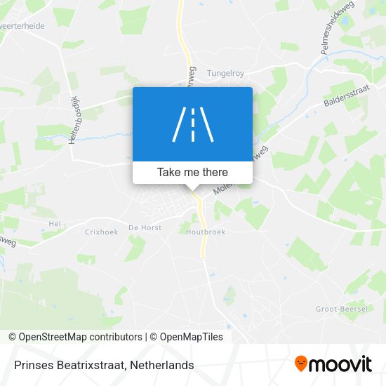 Prinses Beatrixstraat map
