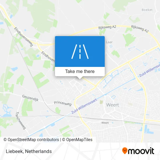 Liebeek map