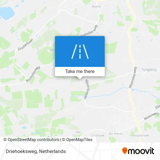 Driehoeksweg map