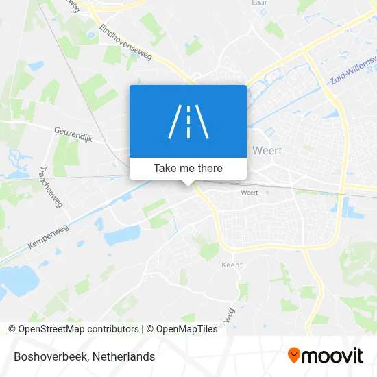 Boshoverbeek map