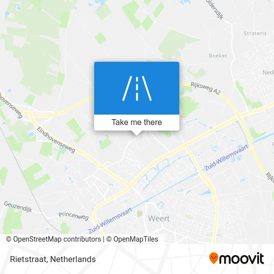 Rietstraat Karte
