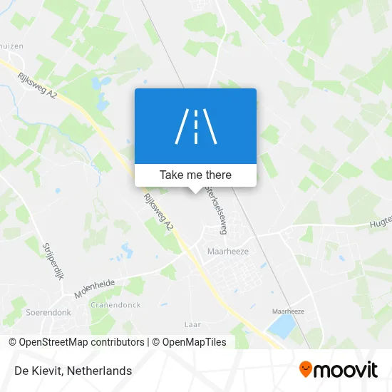 De Kievit map