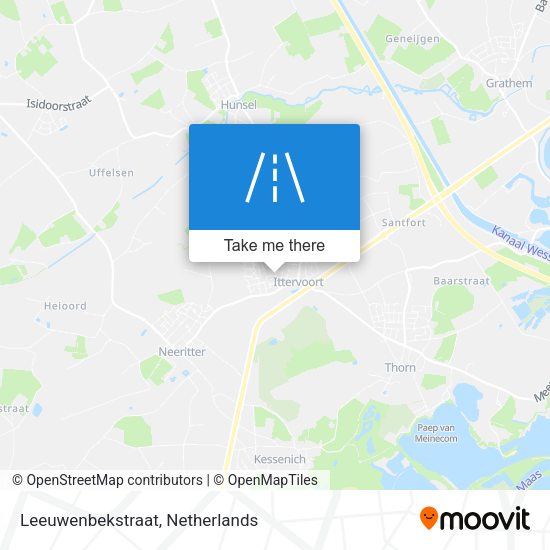 Leeuwenbekstraat map