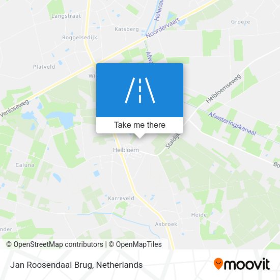 Jan Roosendaal Brug map
