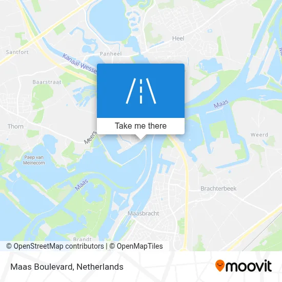 Maasboulevard map