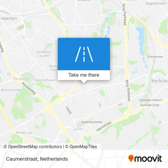 Caumerstraat map
