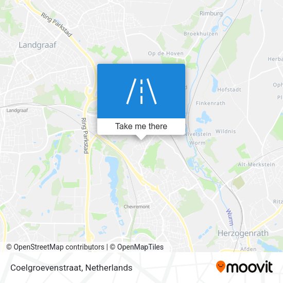 Coelgroevenstraat map