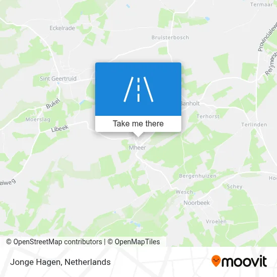 Jonge Hagen map