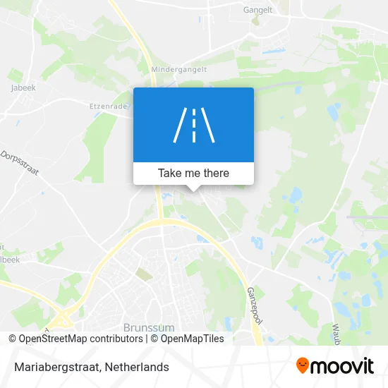 Mariabergstraat map