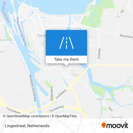 Lingestraat map