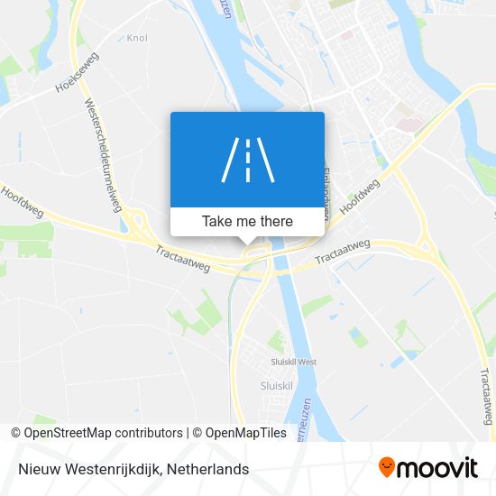 Nieuw Westenrijkdijk map
