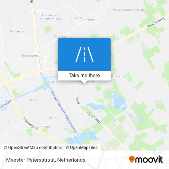 Meester Petersstraat map