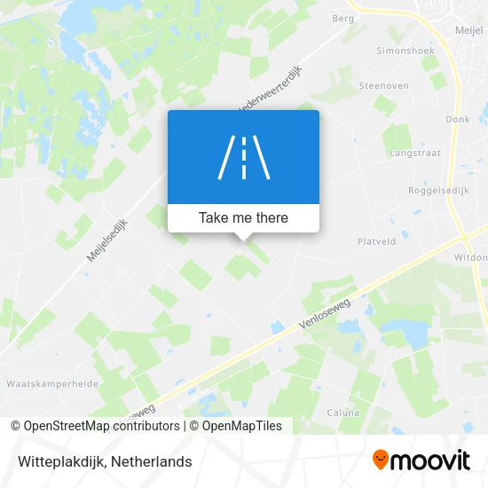 Witteplakdijk map