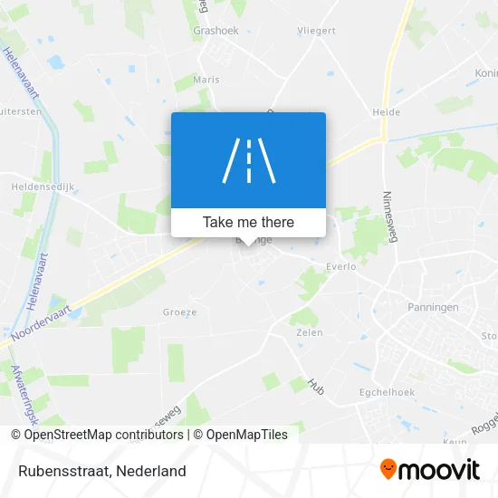 Rubensstraat map