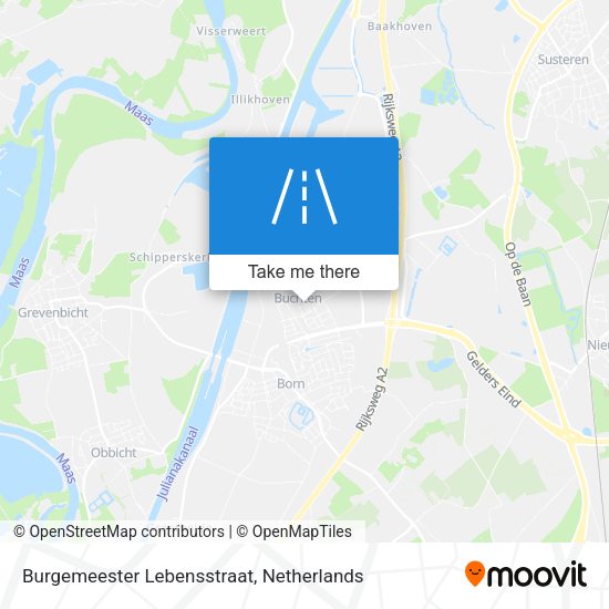 Burgemeester Lebensstraat map