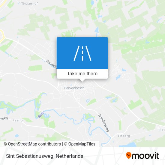 Sint Sebastianusweg map