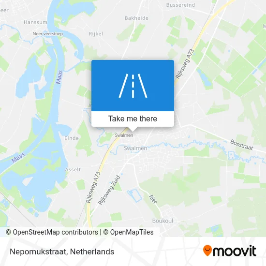 Nepomukstraat map