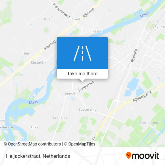 Heijackerstraat map