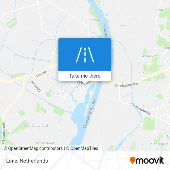 Linie map