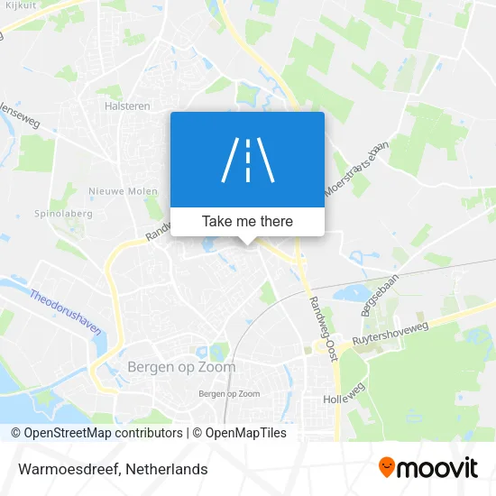 Warmoesdreef map