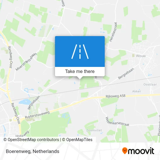 Boerenweg map