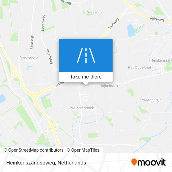 Heinkenszandseweg map