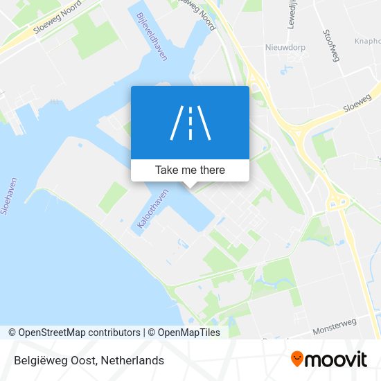 Belgiëweg Oost map