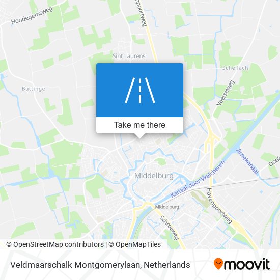 Veldmaarschalk Montgomerylaan Karte