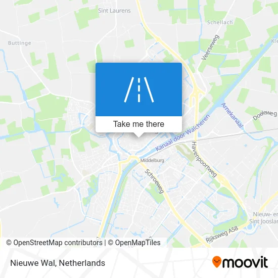 Nieuwe Wal map