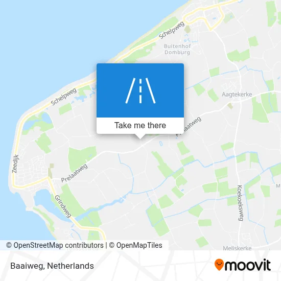 Baaiweg map