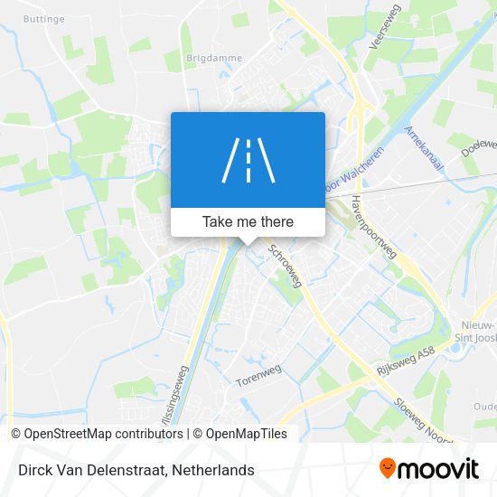Dirck Van Delenstraat map