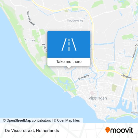 De Visserstraat map