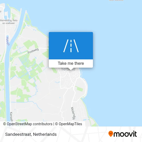 Sandeestraat map