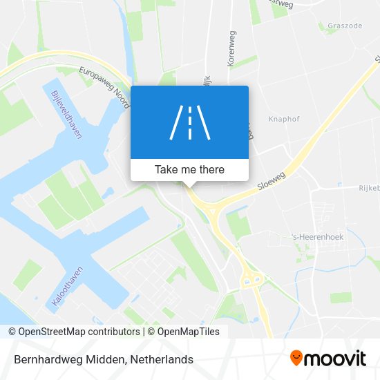 Bernhardweg Midden map